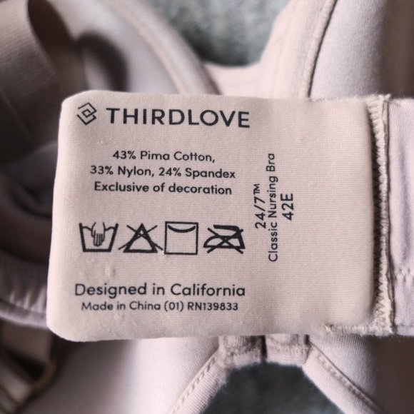 Thirdlove 24/7 Classic Nursing Bra 42E - Picture 6 of 6